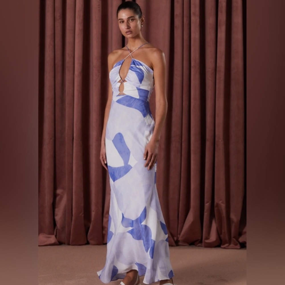 MISHA Lynette Maxi Dress / size S / wedding guest dress